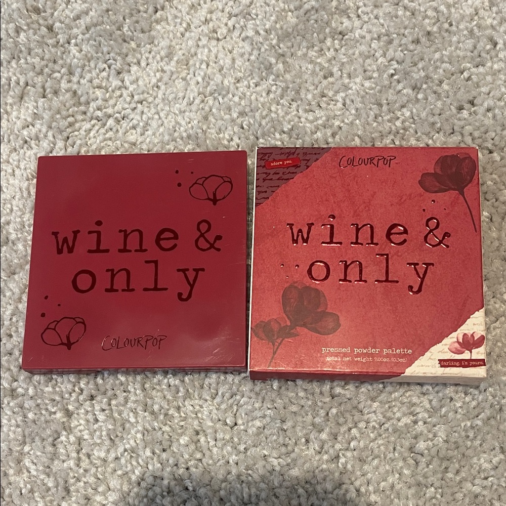 ColourPop Wine & Only Palette - Deep Red Tones
